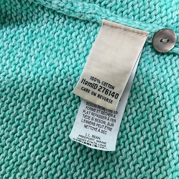 L.L. BEAN 100% Cotton Cardigan - Picture 5 of 5